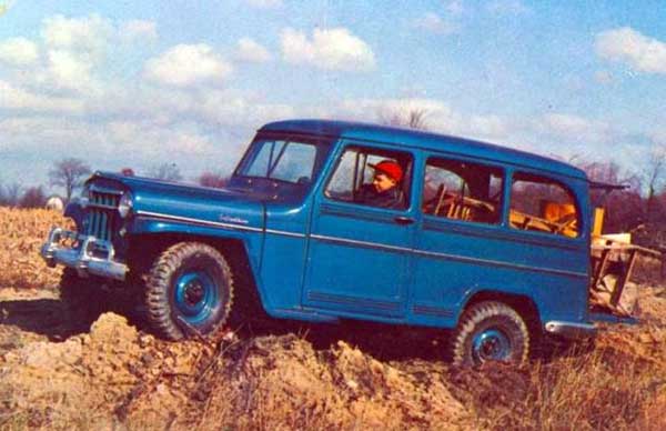 ���� �� ��������
Jeep on postcard