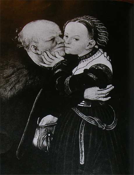 ���� ������, ��������� ������
Amorous old man by Lucas Cranach