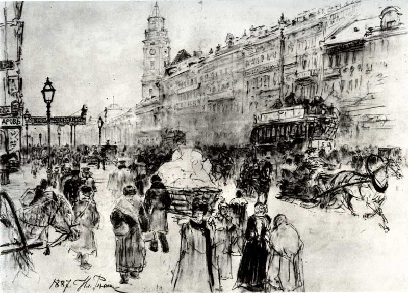 �.�.�����. ������� ��������
Nevsky prospectus by Elias E. Repin