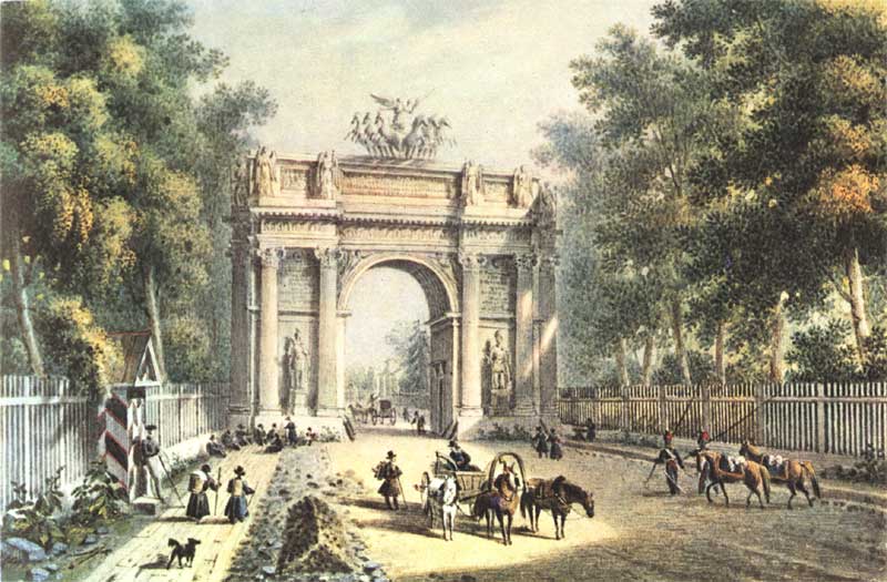 �. �������. �������� ������
The Narva gate by Carl Beggrow