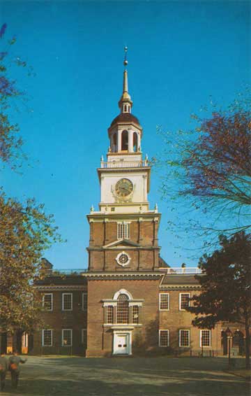 ���� �������� � �����������
Tower watch in Philadelphia
