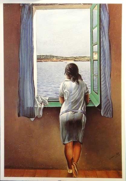 �. ����. ������� � ����
The girl at a window by Salvador Dali