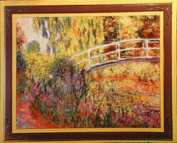 ���� ����. ���� � �������� �������. �������� ����
Pond with water-lilies. The Japanese bridge by Claude Oscar Monet