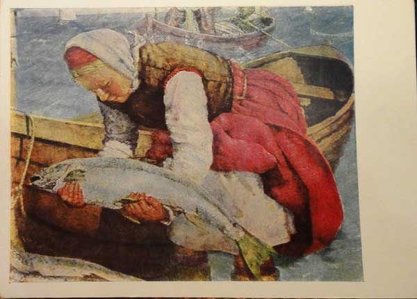 �.�.��������������. ��������� ������ �� ����� ����. ��� ����
Fishing of salmon by Basil V. Rozhdestvensky