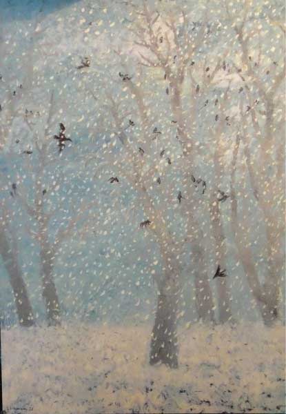 ������� ��������. ��������� ����
Congestion of birds by Ebihara Kinosuke