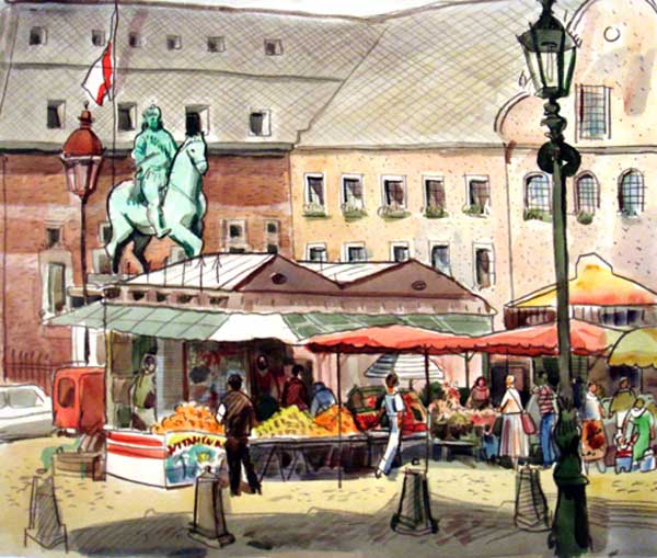 �.�.������. ��������. �����������. �������
Germany. Dusseldorf. Square by Faizulla F. Aminov