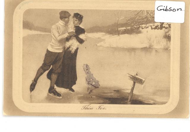 �.�.������. ������ ��
Thin Ice by Charles Dana Gibson