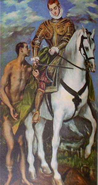 ��� �����. ��. ������ � �����
St Martin and beggar by El Greco