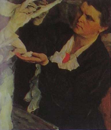 �.�.��������. ������� ���������� �.�.�������
Portrait of Vera I. Mukhina by Michael V. Nesterov