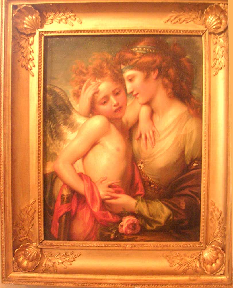 ��������� ����. ������ ����������� �����, ���������� ������
Venus calms Amurs, bitten by a bee by Benjamin West