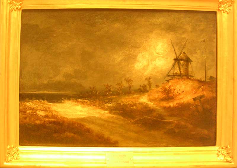 �. ������. ������ � ���������
Landscape with a mill by Georges Michel