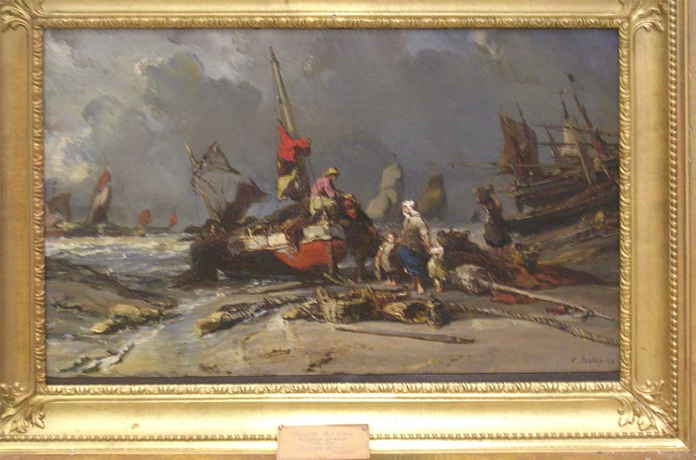 �.�.�.�����. ����� ����
After a storm by Louis Gabriel Eugene Isabey