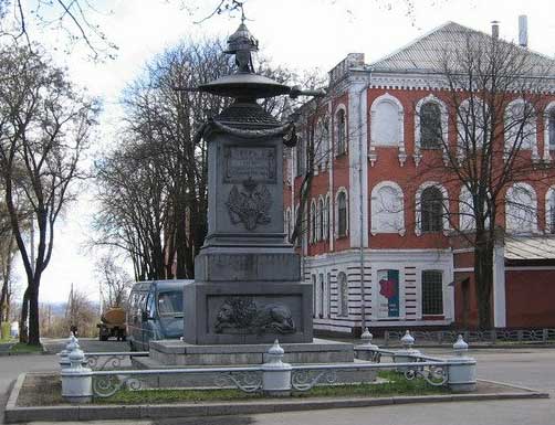 �������� ������ ��������� ����� I� � �������
Monument �Place of resting of Peter I� in Poltava