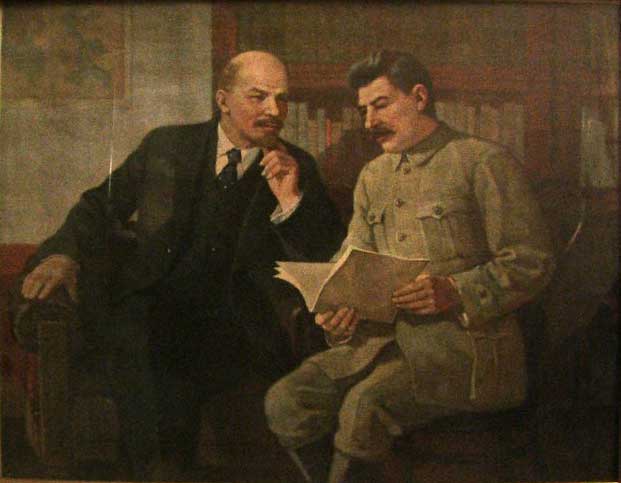 �.�.����� � �.�.������
Vladimir I. Lenin and Joseph V. Stalin