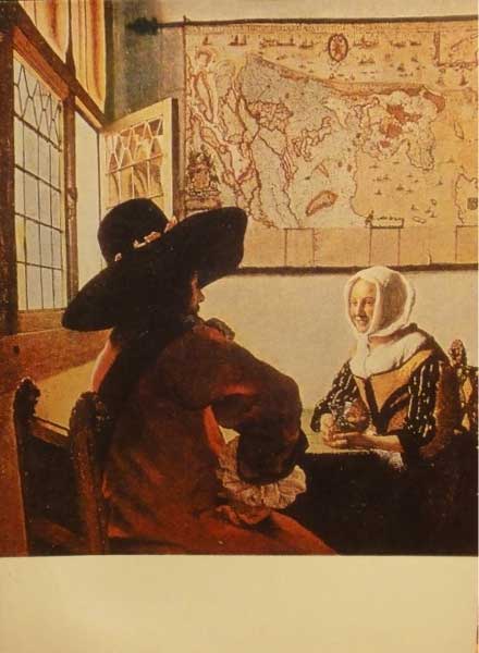 �. ������. ������ � ��������� �������
The soldier and laughing woman by Jan Vermeer van Delft