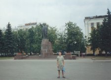 �������� �.�.������ � ������
Monument to Vladimir I. Lenin in Ryazan