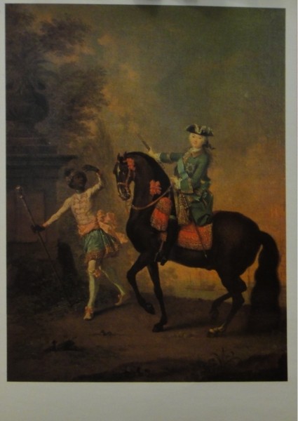 �.-�.�����. ������ ������� ��������� � ����������
Horse portrait of Elizabeth with Arabic boy by Gro�th