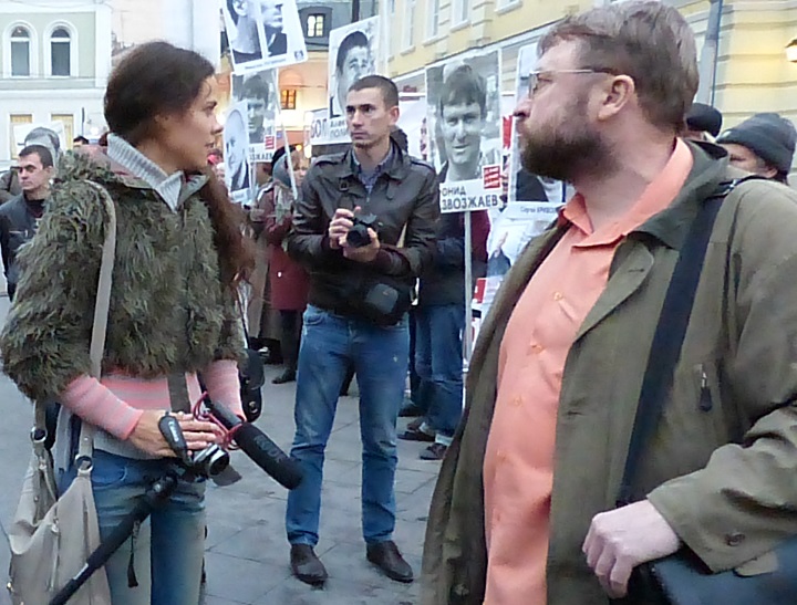6 ������� 2014. ����� �������� ������ ��������
October 6, 2014. Action �Free heroes of the Bolotnaya square�