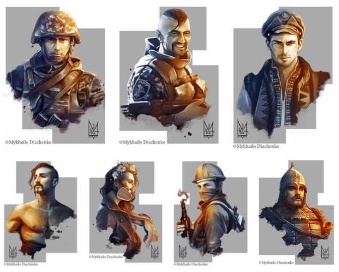�������� ������� ��������
Portraits by Michael Diachenko