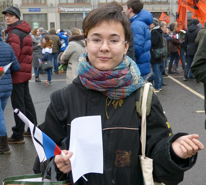 1 ����� 2015. �������� ���� ������ ������ �������
March 1, 2015. The mourning march in memory of Boris Nemtsov