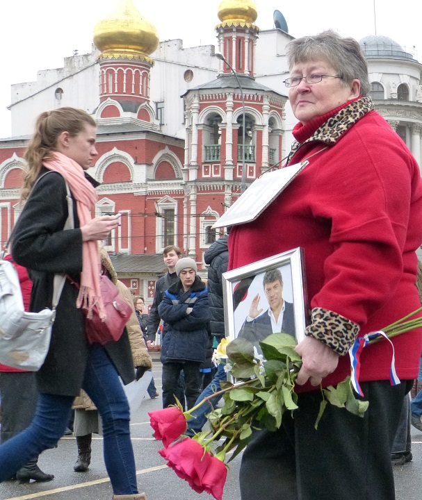 1 ����� 2015. �������� ���� ������ ������ �������
March 1, 2015. The mourning march in memory of Boris Nemtsov