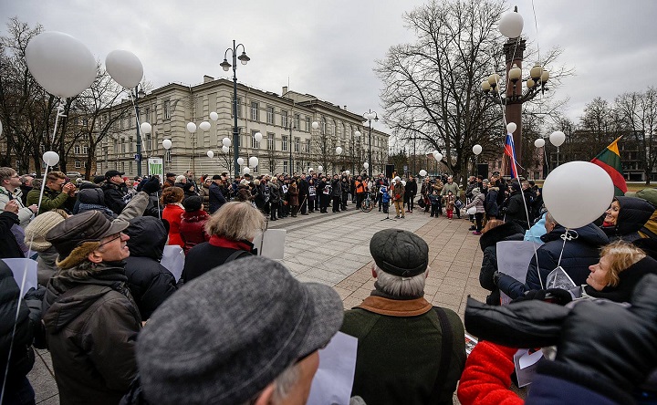 27 ������� 2016. ����� ������ ������ �������
February 27, 2016. Action in memory of Boris Nemtsov