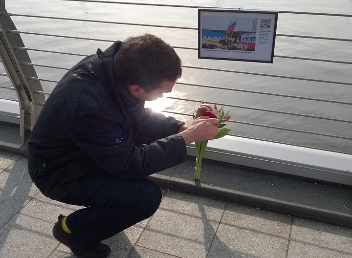 27 ������� 2016. ����� ������ ������ �������
February 27, 2016. Action in memory of Boris Nemtsov