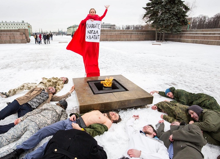 23 ������� 2017. ���������� � ������ ������
February 23, 2017. Feminists in protection of men