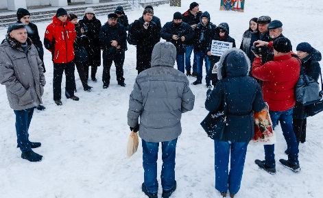 27 ������� 2017. ���� ������ ������ �������
February 27, 2017. The meeting in memory of Boris Nemtsov