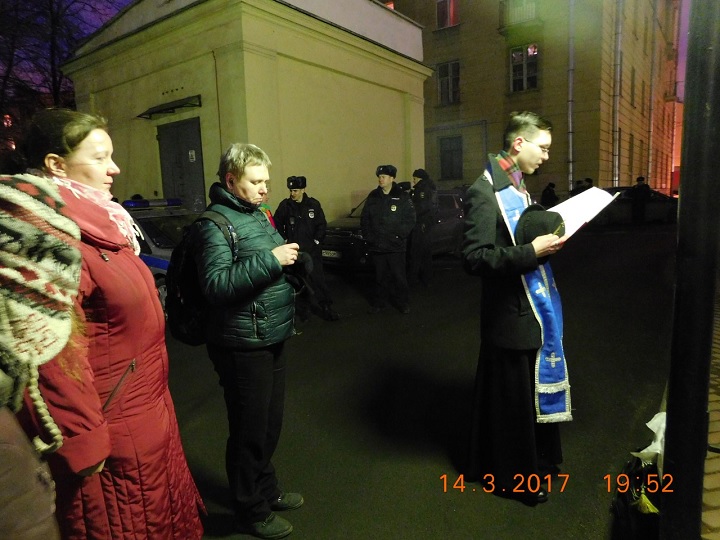 14 ����� 2017. ������� �� ��� � �������
March 14, 2017. The prayer for peace in Ukraine