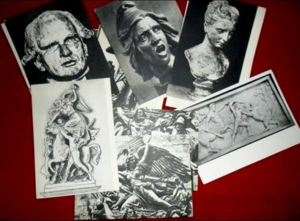 ����� �������� ������� ���������� ������� ����
Set of postal cards �Works by sculptor Francois Rud�