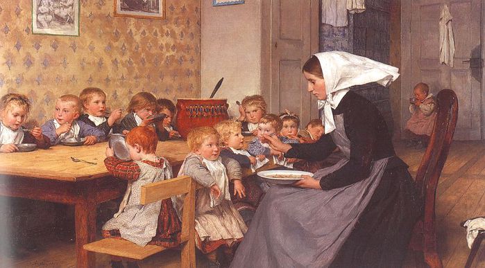 �.�.�����. ������� ����
Creche by Albert S. Anker