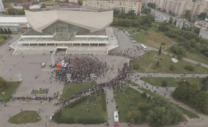  �������� 2017. ������� � �������� ���������
September , 2017. The meeting with Alexis Navalny