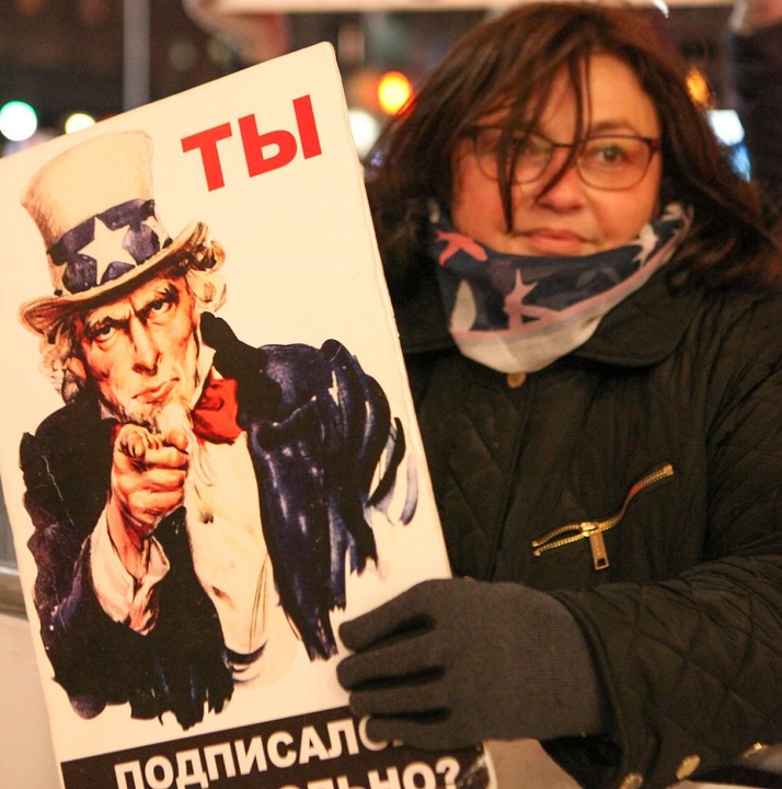 15 ������ 2017. ����������� �����
November 15, 2017. The anti-war picket