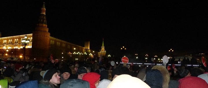 30 ������� 2014. ������� �� ��������
December 30, 2014. The gathering on the Manezhnaya square