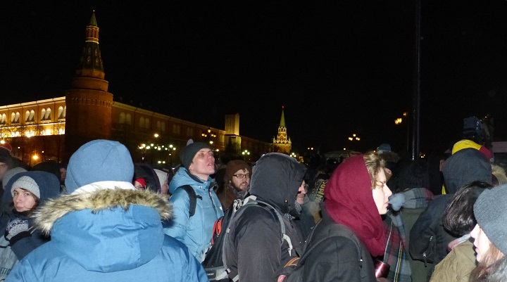 30 ������� 2014. ������� �� ��������
December 30, 2014. The gathering on the Manezhnaya square