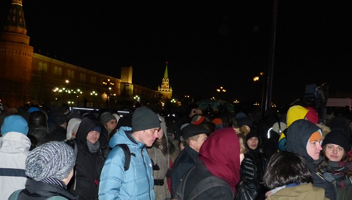30 ������� 2014. ������� �� ��������
December 30, 2014. The gathering on the Manezhnaya square