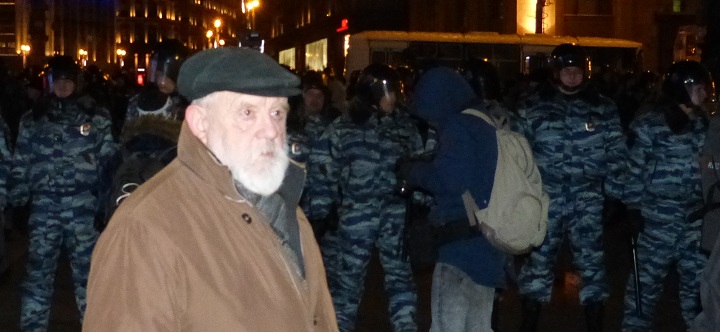 30 ������� 2014. ������� �� ��������
December 30, 2014. The gathering on the Manezhnaya square
