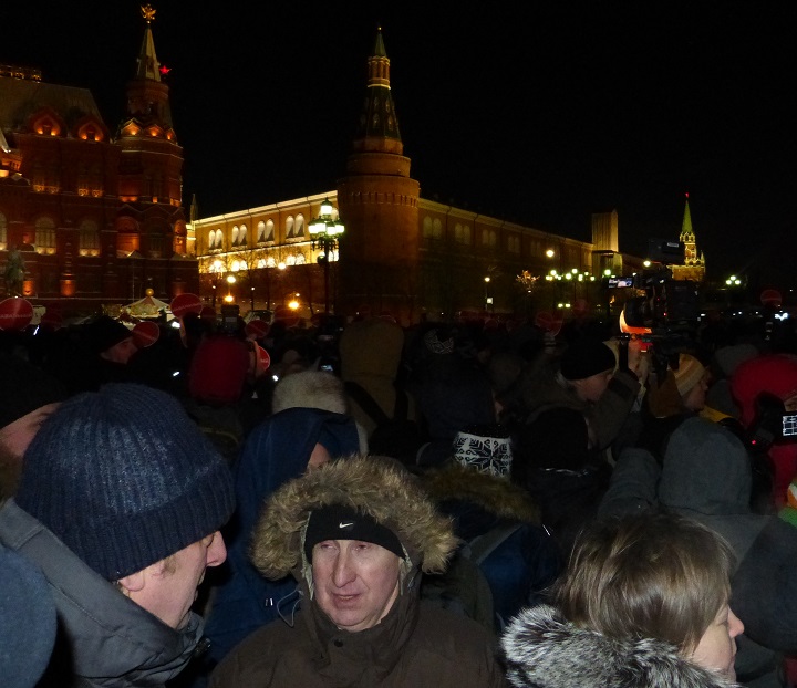 30 ������� 2014. ������� �� ��������
December 30, 2014. The gathering on the Manezhnaya square