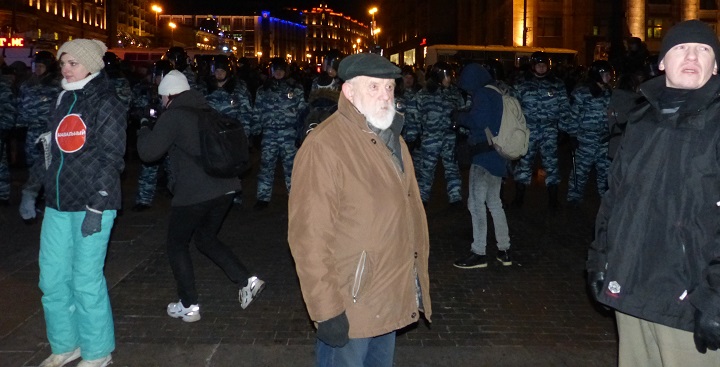 30 ������� 2014. ������� �� ��������
December 30, 2014. The gathering on the Manezhnaya square