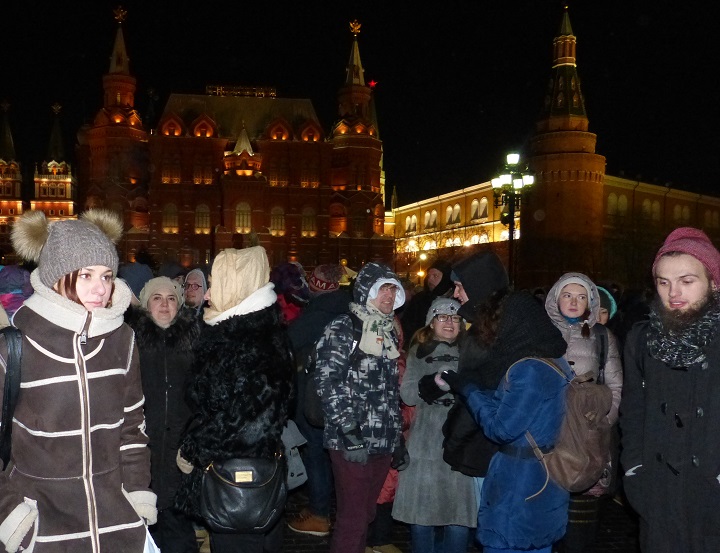 30 ������� 2014. ������� �� ��������
December 30, 2014. The gathering on the Manezhnaya square