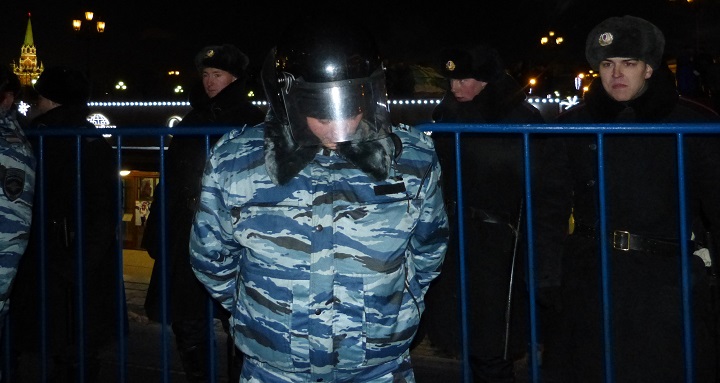 30 ������� 2014. ������� �� ��������
December 30, 2014. The gathering on the Manezhnaya square