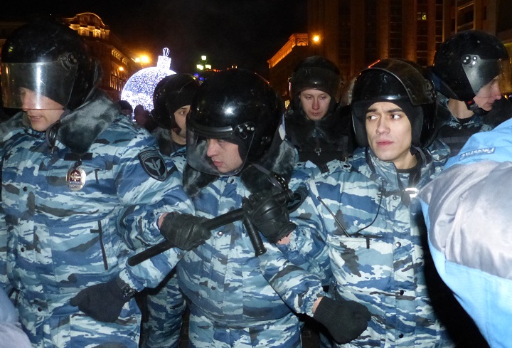 30 ������� 2014. ������� �� ��������
December 30, 2014. The gathering on the Manezhnaya square