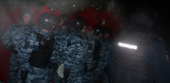 30 ������� 2014. ������� �� ��������
December 30, 2014. The gathering on the Manezhnaya square