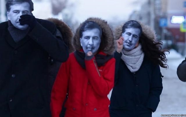 24 ������� 2017. ����� ����������
December 24, 2017. Running of Saakashvili