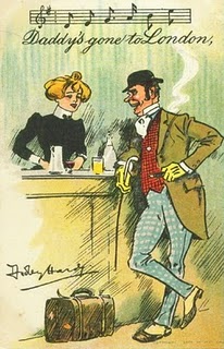 �. �����. ���� ���� � ������
Daddy's gone to London by Dudley Hardy