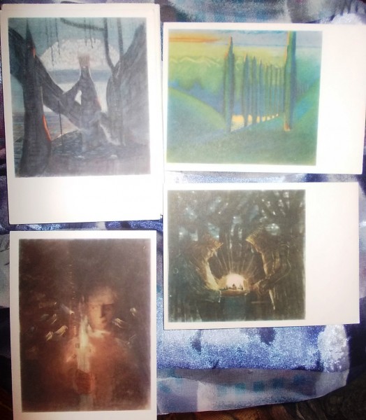 ����� �������� ��.�.�������
Set of postal cards �M.K.Ciurlionis�
