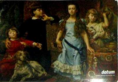 �������� ��� �������. ���� ���������
Postal card �Children of the artist by Jan A. Mateyko�