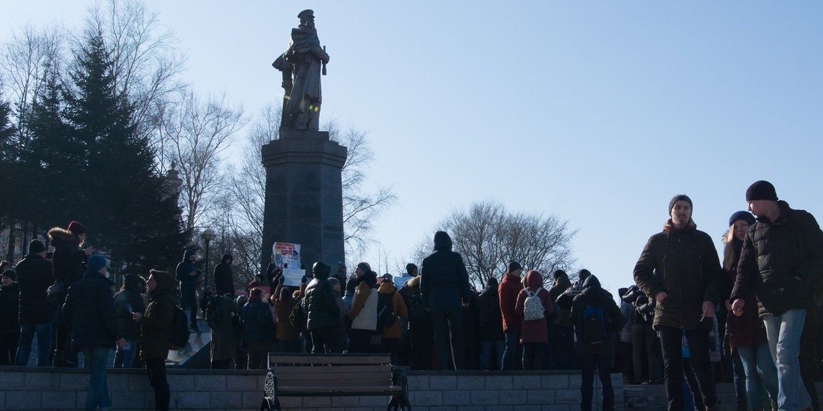 28 ������ 2018. ����� � ��������� ���������� �����������
January 28, 2018. Action in support of strike of voters