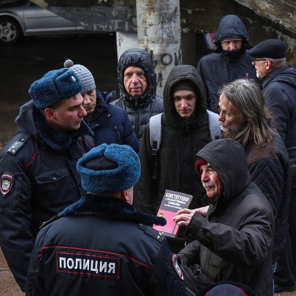 28 ������ 2018. ����� � ��������� ���������� �����������
January 28, 2018. Action in support of strike of voters